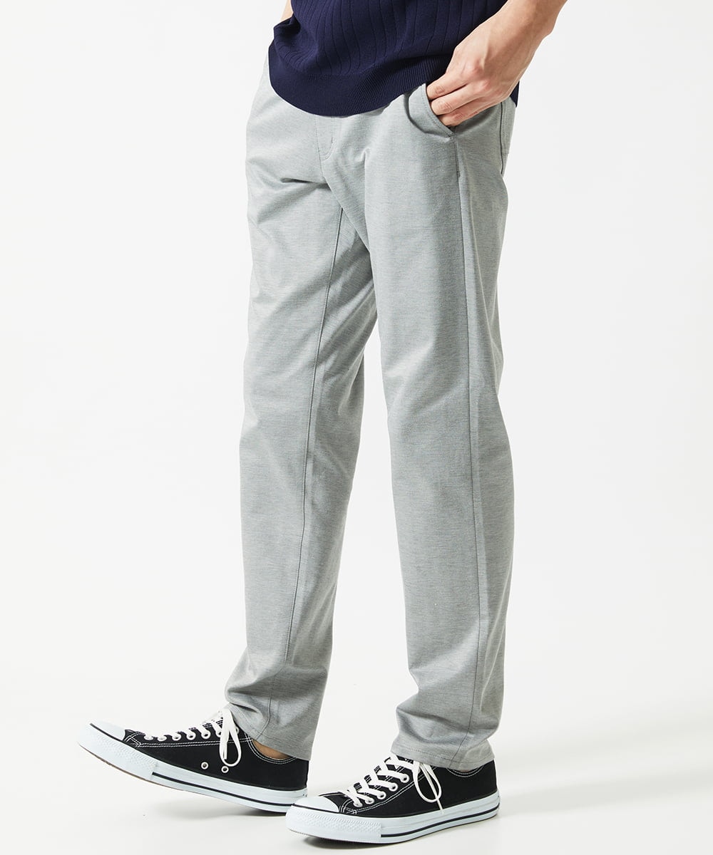 MKLGA51150 MK MICHEL KLEIN HOMME(MKミッシェルクランオム) 【日本製生地使用】シルキーモクロディスラックス グレー
