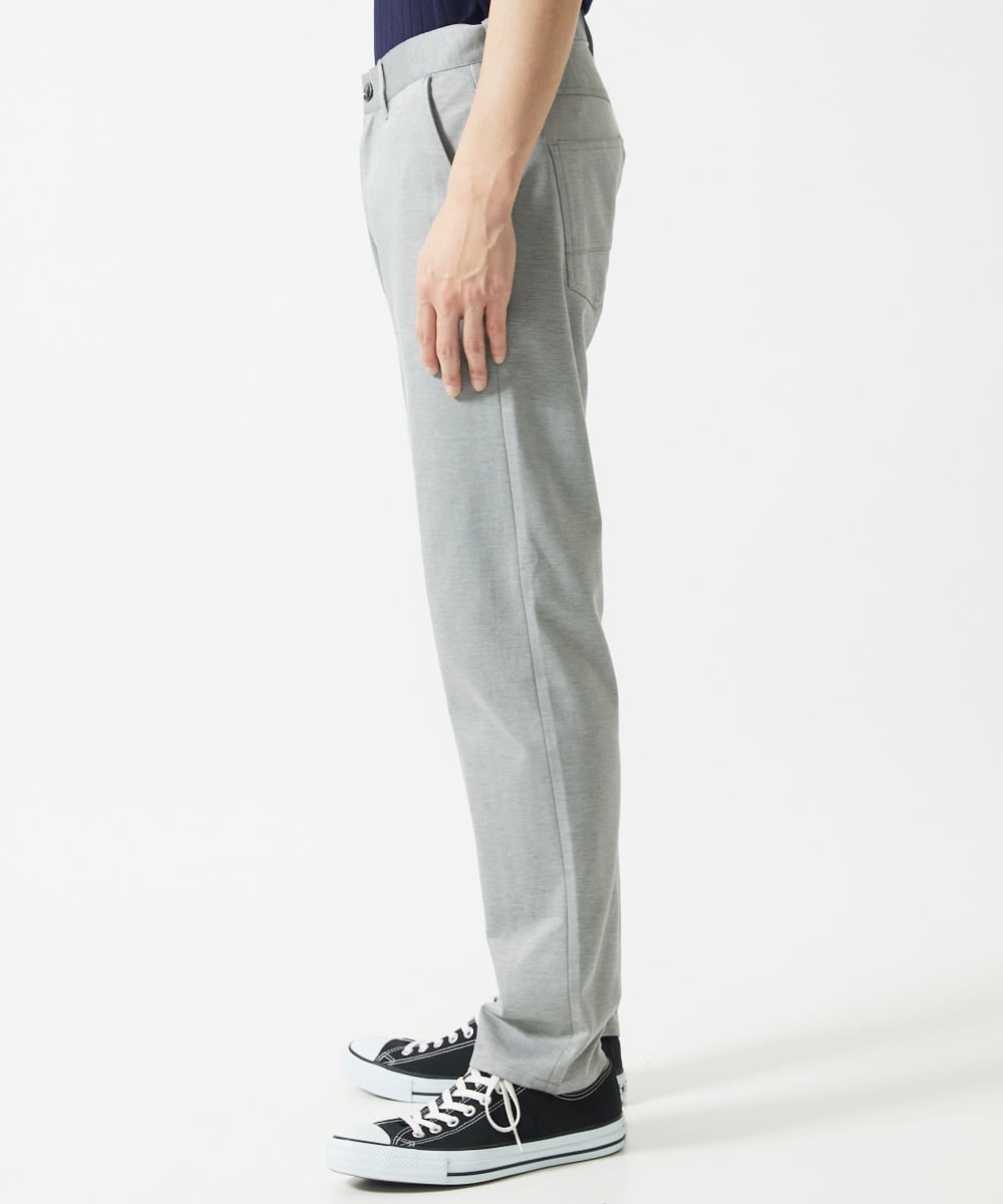 MKLGA51150 MK MICHEL KLEIN HOMME(MKミッシェルクランオム) 【日本製生地使用】シルキーモクロディスラックス グレー
