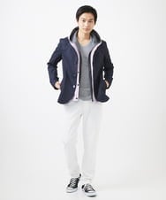 MKLGA56140 MK MICHEL KLEIN HOMME(MKミッシェルクランオム) ストレッチパンツ/RE;NAPES®ピケストレッチ ブルー