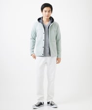 MKLGA56140 MK MICHEL KLEIN HOMME(MKミッシェルクランオム) ストレッチパンツ/RE;NAPES®ピケストレッチ ブルー