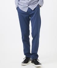 MKLGA56140 MK MICHEL KLEIN HOMME(MKミッシェルクランオム) ストレッチパンツ/RE;NAPES®ピケストレッチ ブルー