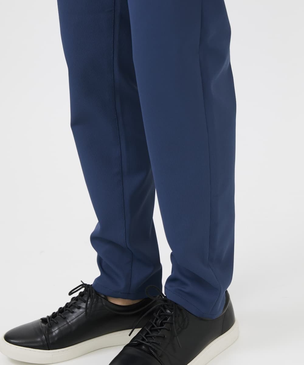 MKLGA56140 MK MICHEL KLEIN HOMME(MKミッシェルクランオム) ストレッチパンツ/RE;NAPES®ピケストレッチ ブルー