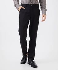 MKLGA63140 MK MICHEL KLEIN HOMME(MKミッシェルクランオム) テーパードパンツ/ソロテックスエコサッカー ブラック(94)