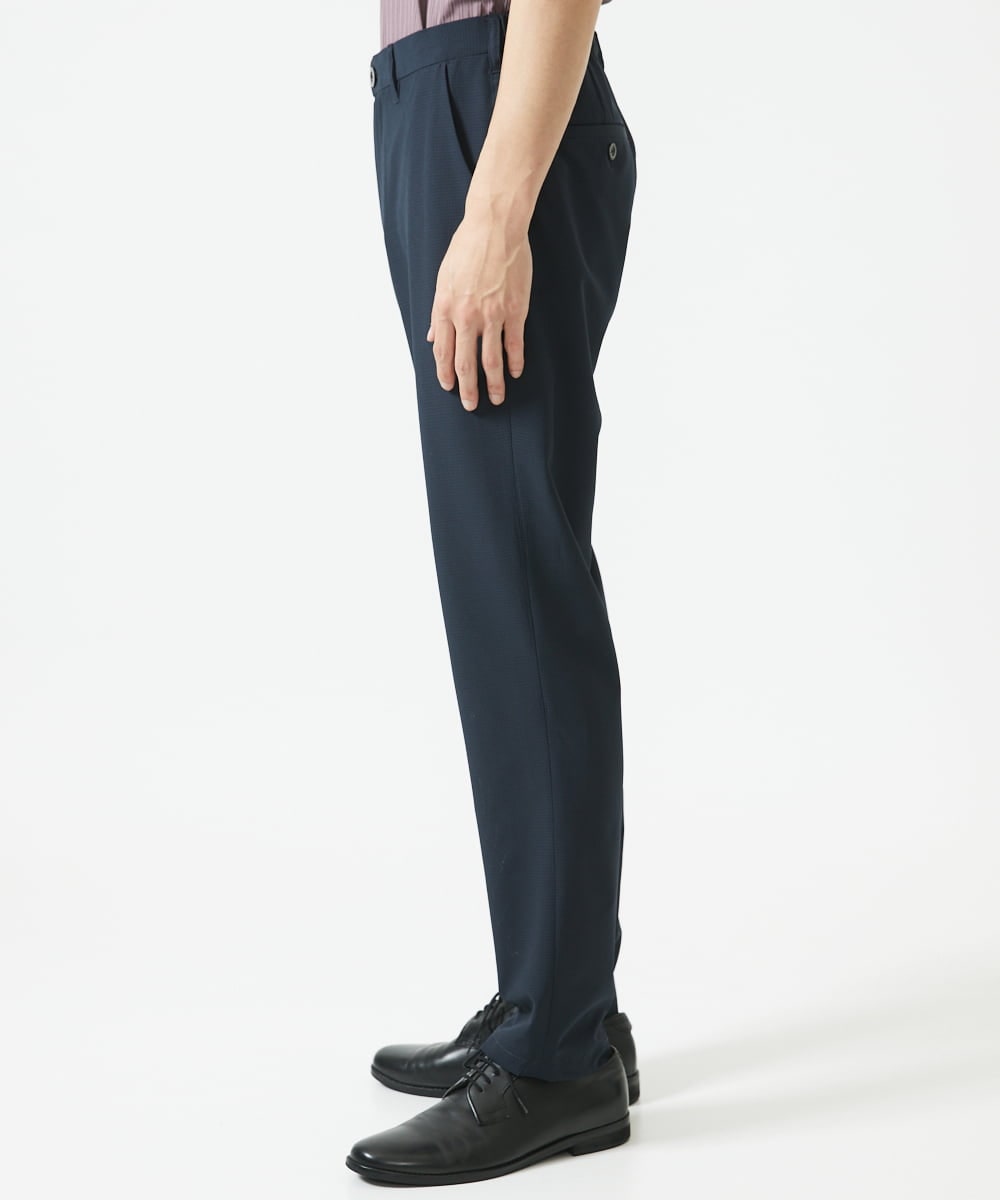 MKLGA68150 MK MICHEL KLEIN HOMME(MKミッシェルクランオム) クーリッシュメッシュスラックス ネイビー