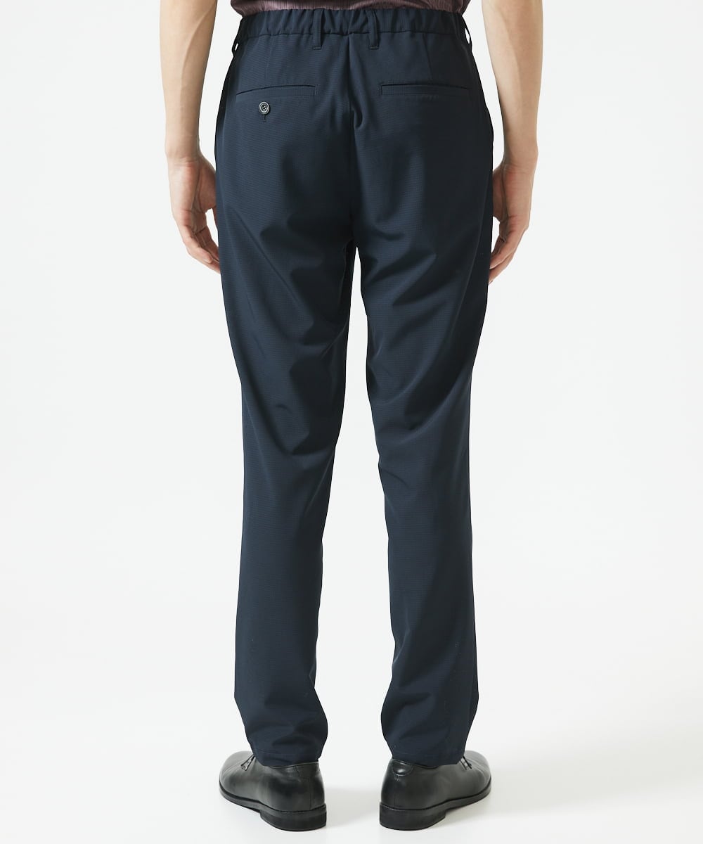 MKLGA68150 MK MICHEL KLEIN HOMME(MKミッシェルクランオム) クーリッシュメッシュスラックス ネイビー