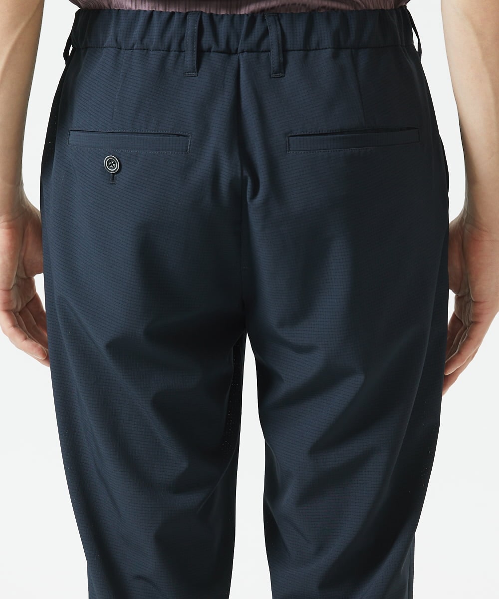 MKLGA68150 MK MICHEL KLEIN HOMME(MKミッシェルクランオム) クーリッシュメッシュスラックス ネイビー