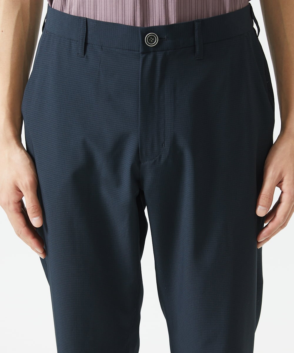 MKLGA68150 MK MICHEL KLEIN HOMME(MKミッシェルクランオム) クーリッシュメッシュスラックス ネイビー