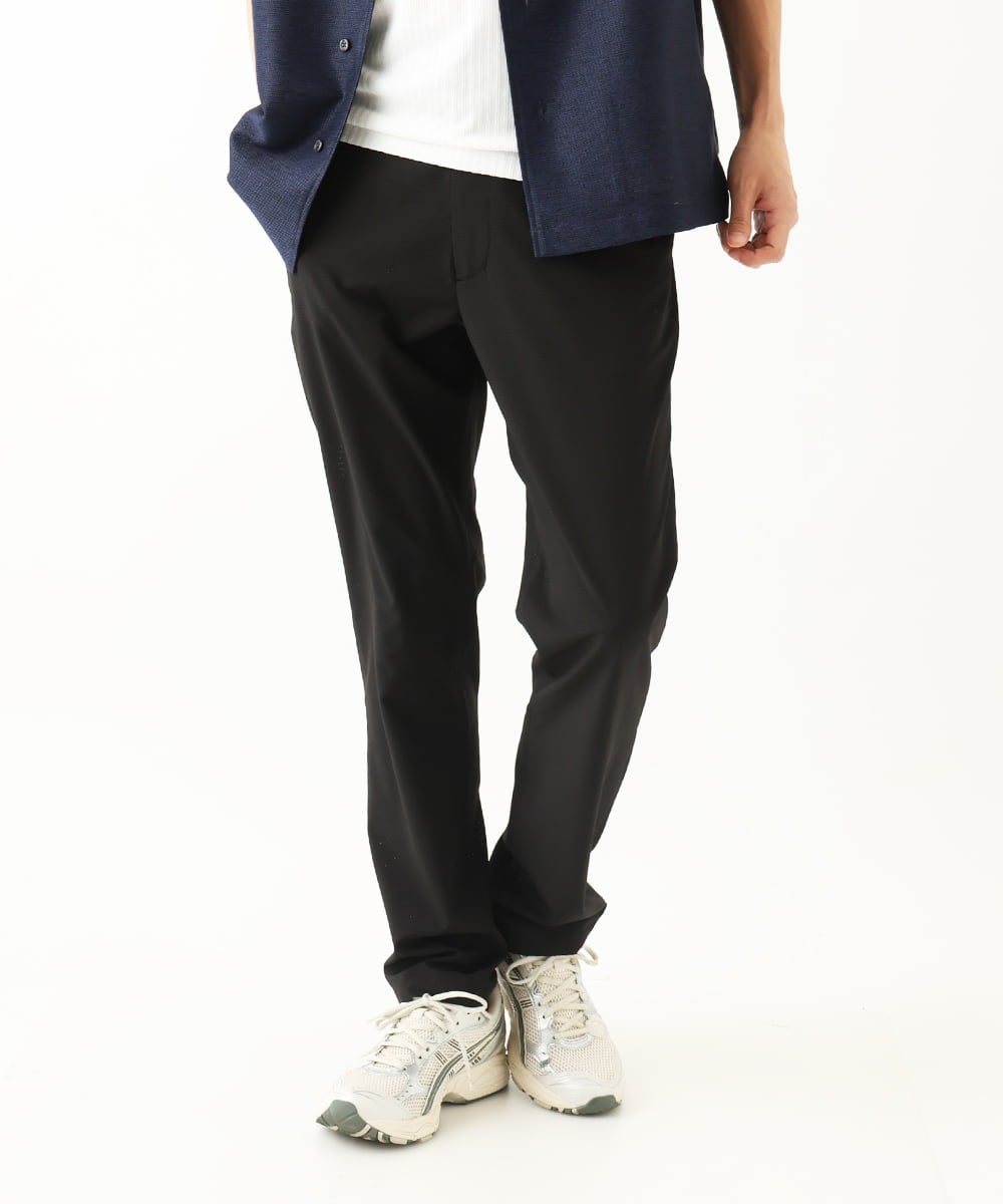 MKLGA68150 MK MICHEL KLEIN HOMME(MKミッシェルクランオム) クーリッシュメッシュスラックス ブラック