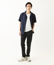 MKLGA68150 MK MICHEL KLEIN HOMME(MKミッシェルクランオム) クーリッシュメッシュスラックス ブラック