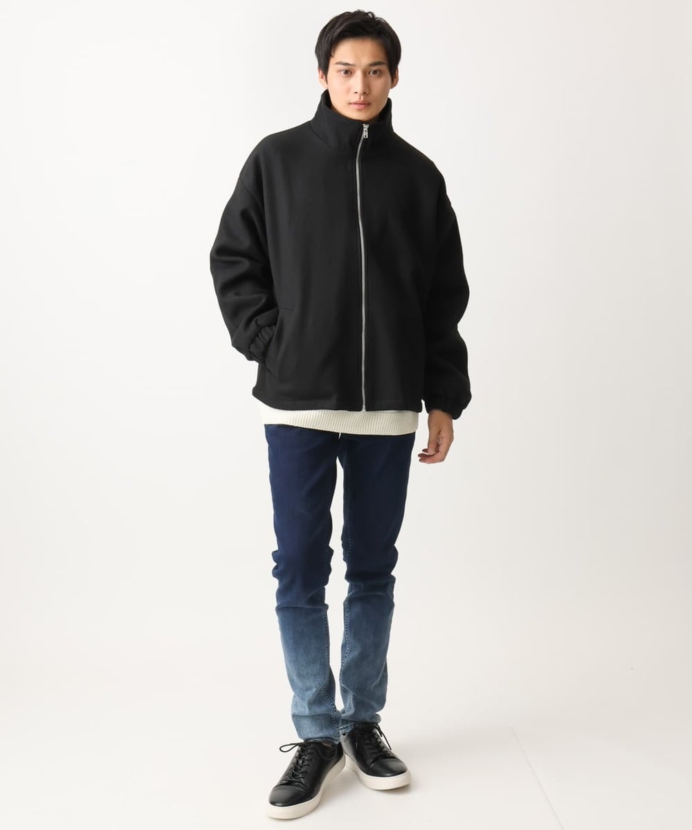 MKLGC02190 MK MICHEL KLEIN HOMME(MKミッシェルクランオム) グラデーションスキニーデニム ネイビー