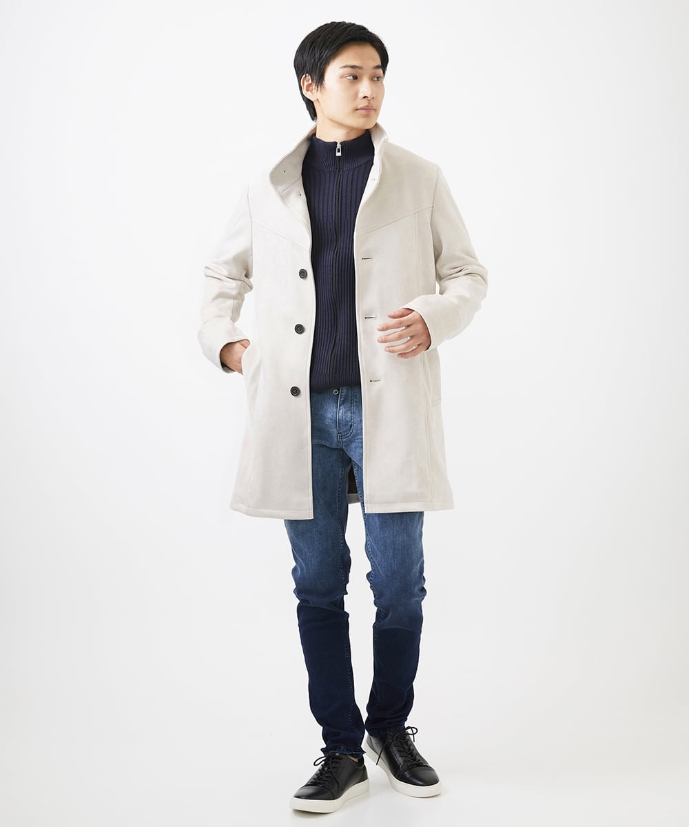 MKLGC02190 MK MICHEL KLEIN HOMME(MKミッシェルクランオム) グラデーションスキニーデニム ネイビー