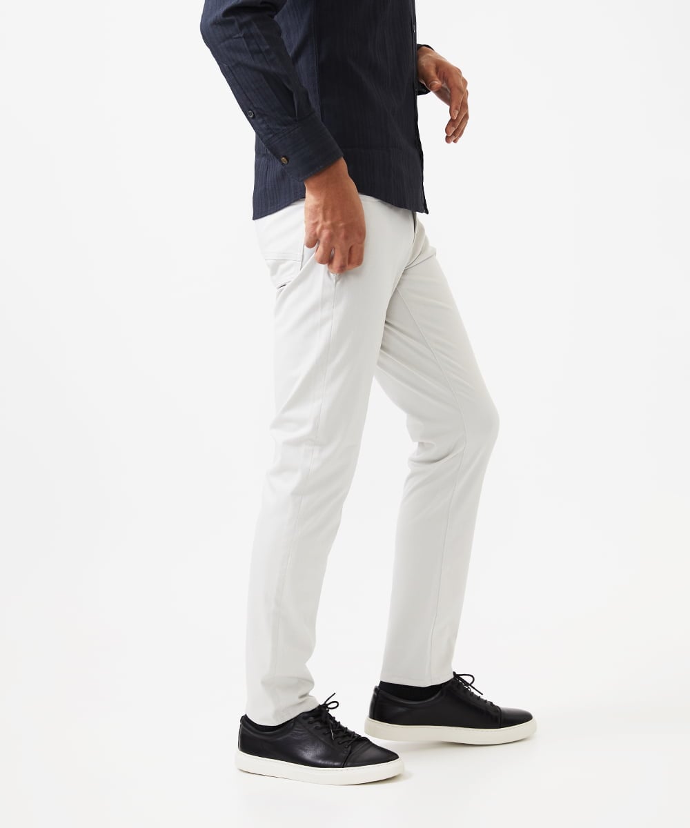 MKLGC04090 MK MICHEL KLEIN HOMME(MKミッシェルクランオム) 【全5サイズ展開】マジックストレッチパンツ/2025年SS アイボリー