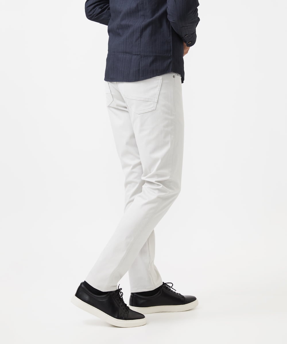 MKLGC04090 MK MICHEL KLEIN HOMME(MKミッシェルクランオム) 【全5サイズ展開】マジックストレッチパンツ/2025年SS アイボリー