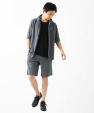 MKLGC32080 MK MICHEL KLEIN HOMME(MKミッシェルクランオム) ショートパンツ / CNサッカージャージ ブルー