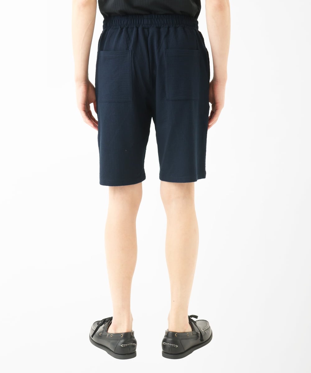 MKLGC32080 MK MICHEL KLEIN HOMME(MKミッシェルクランオム) ショートパンツ / CNサッカージャージ ネイビー