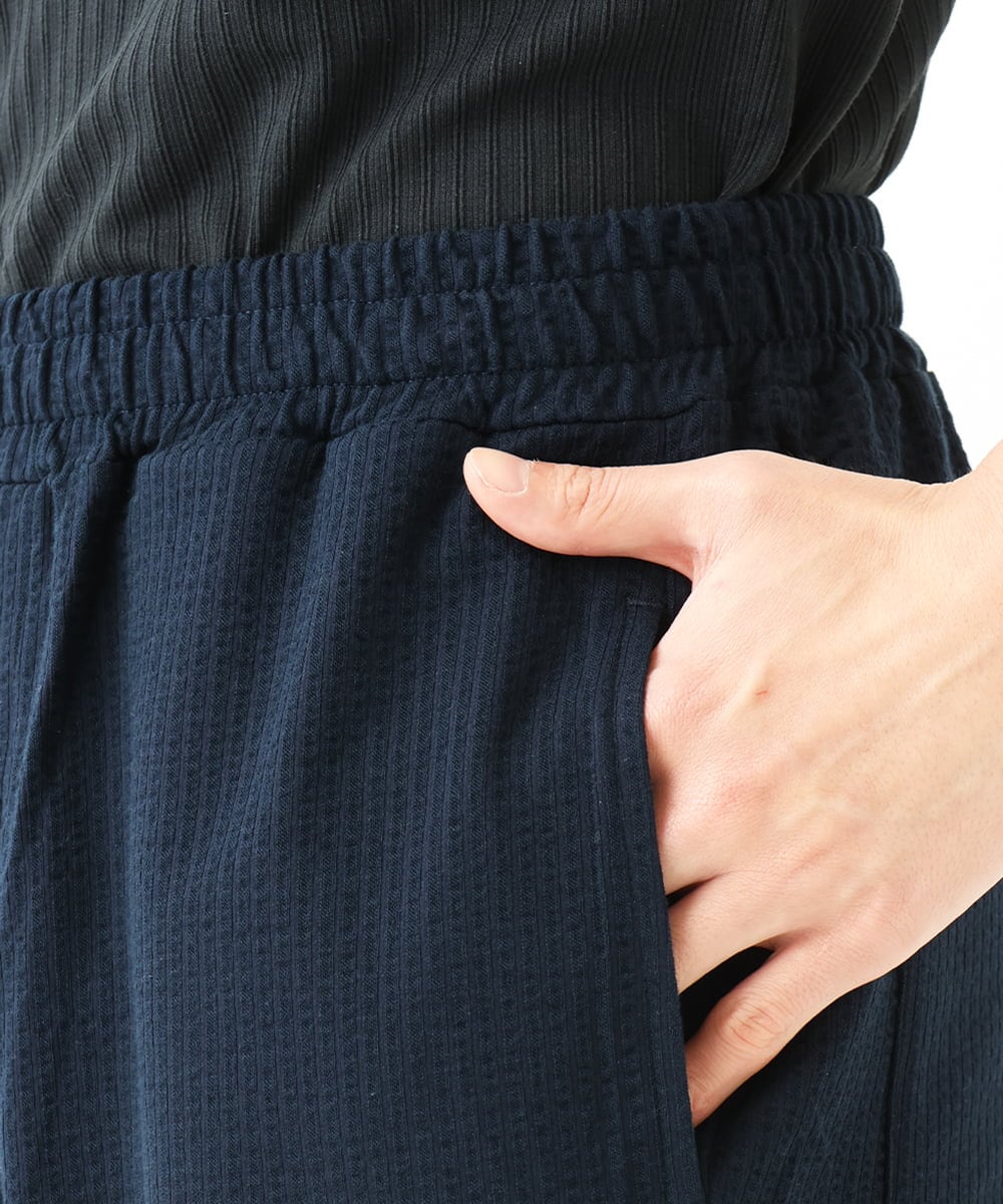 MKLGC32080 MK MICHEL KLEIN HOMME(MKミッシェルクランオム) ショートパンツ / CNサッカージャージ ネイビー
