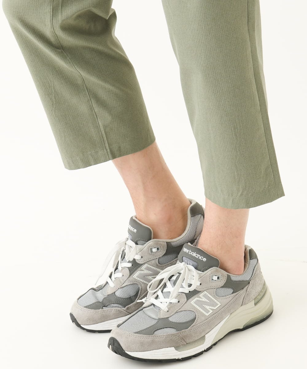 MKLGC42120 MK MICHEL KLEIN HOMME(MKミッシェルクランオム) クロップドパンツ / リネアーストレッチ　 グリーン