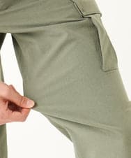 MKLGC42120 MK MICHEL KLEIN HOMME(MKミッシェルクランオム) クロップドパンツ / リネアーストレッチ　 グリーン