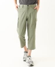 MKLGC42120 MK MICHEL KLEIN HOMME(MKミッシェルクランオム) クロップドパンツ / リネアーストレッチ　 グリーン