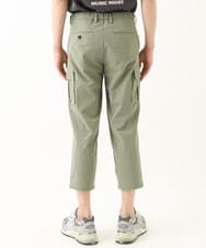 MKLGC42120 MK MICHEL KLEIN HOMME(MKミッシェルクランオム) クロップドパンツ / リネアーストレッチ　 グリーン