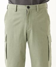 MKLGC42120 MK MICHEL KLEIN HOMME(MKミッシェルクランオム) クロップドパンツ / リネアーストレッチ　 グリーン