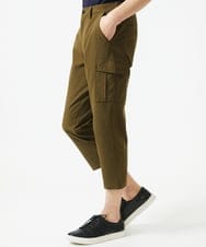 MKLGC42120 MK MICHEL KLEIN HOMME(MKミッシェルクランオム) クロップドパンツ / リネアーストレッチ　 カーキ