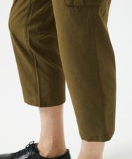MKLGC42120 MK MICHEL KLEIN HOMME(MKミッシェルクランオム) クロップドパンツ / リネアーストレッチ　 カーキ
