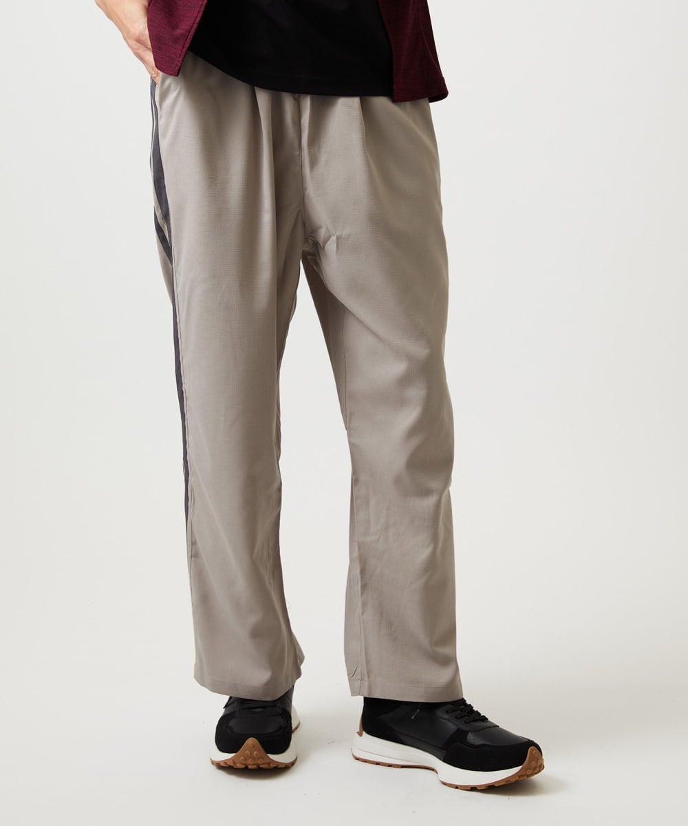 MKLGC84090 MK MICHEL KLEIN HOMME(MKミッシェルクランオム) サイドラインスラックス アイボリー