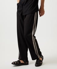 MKLGC84090 MK MICHEL KLEIN HOMME(MKミッシェルクランオム) サイドラインスラックス ブラック