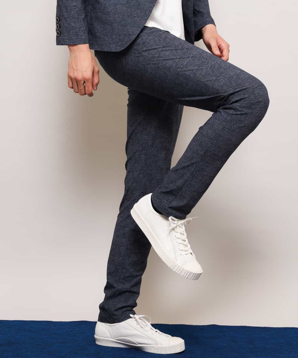 MKLGJ63130 MK MICHEL KLEIN HOMME(MKミッシェルクランオム) パンツ／AIRメッシュ ブルー