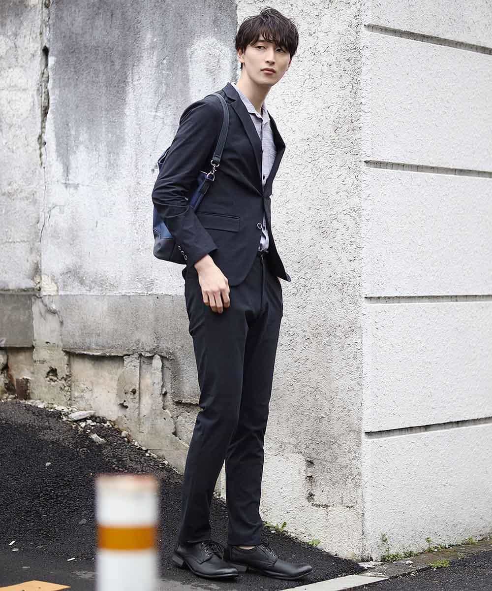 MKLGJ63130 MK MICHEL KLEIN HOMME(MKミッシェルクランオム) パンツ／AIRメッシュ ネイビー