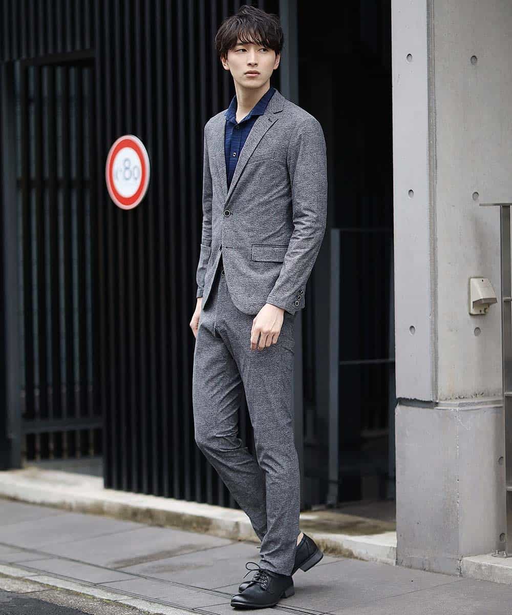 MKLGJ63130 MK MICHEL KLEIN HOMME(MKミッシェルクランオム) パンツ／AIRメッシュ グレー