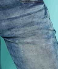 MKLGK09090 MK MICHEL KLEIN HOMME(MKミッシェルクランオム) パンツ／ダメージJOGデニム ネイビー