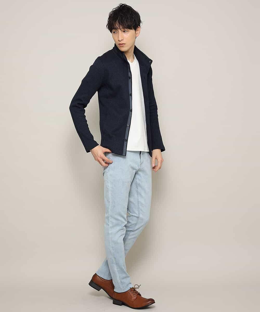 MKLGL01090 MK MICHEL KLEIN HOMME(MKミッシェルクランオム) パンツ／ストレッチデニム ライトブルー