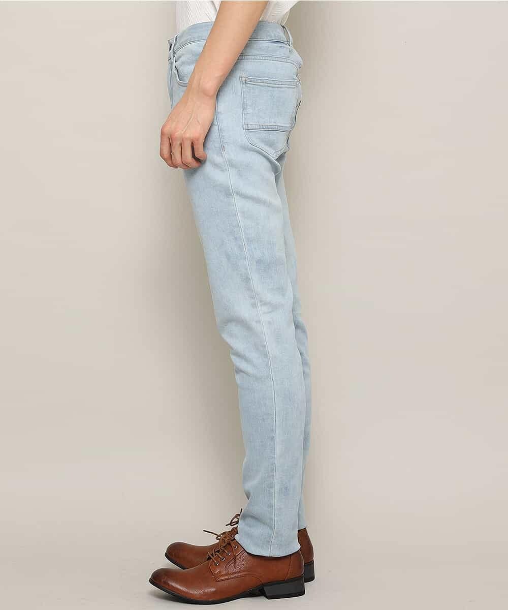 MKLGL01090 MK MICHEL KLEIN HOMME(MKミッシェルクランオム) パンツ／ストレッチデニム ライトブルー