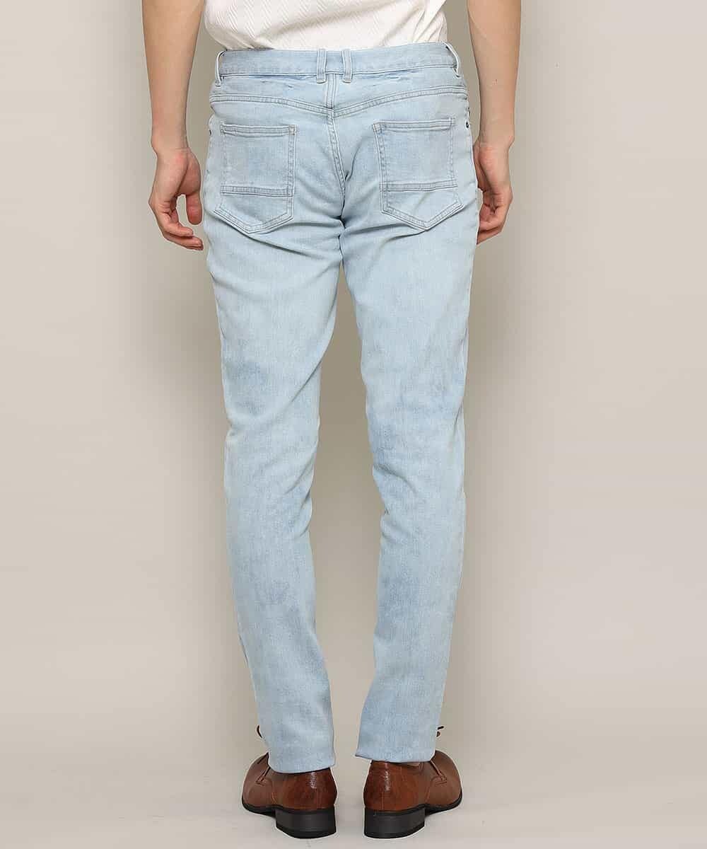 MKLGL01090 MK MICHEL KLEIN HOMME(MKミッシェルクランオム) パンツ／ストレッチデニム ライトブルー