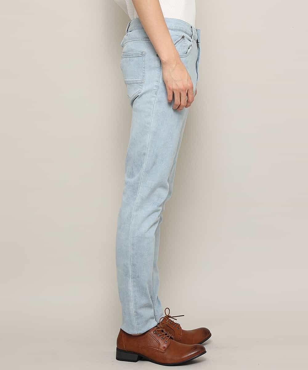 MKLGL01090 MK MICHEL KLEIN HOMME(MKミッシェルクランオム) パンツ／ストレッチデニム ライトブルー