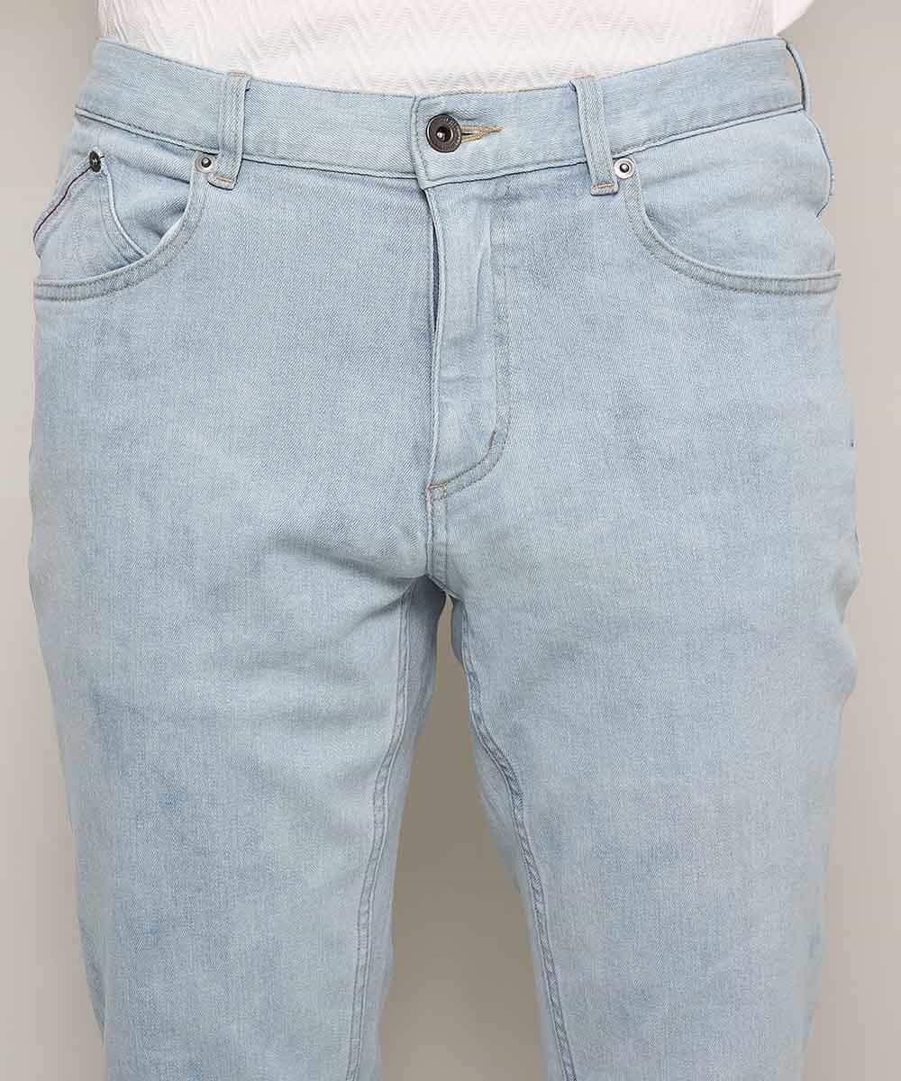 MKLGL01090 MK MICHEL KLEIN HOMME(MKミッシェルクランオム) パンツ／ストレッチデニム ライトブルー