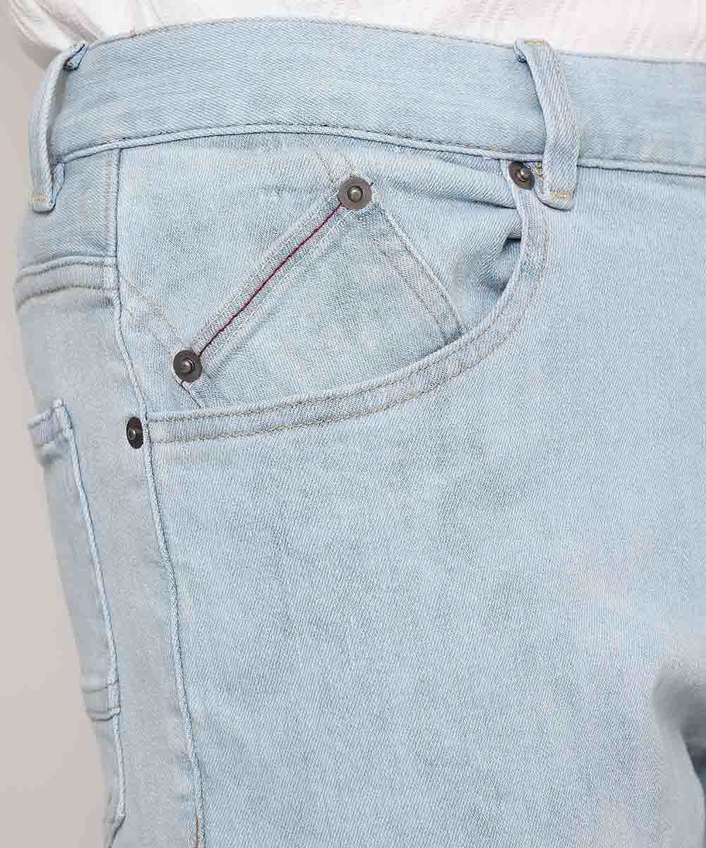 MKLGL01090 MK MICHEL KLEIN HOMME(MKミッシェルクランオム) パンツ／ストレッチデニム ライトブルー