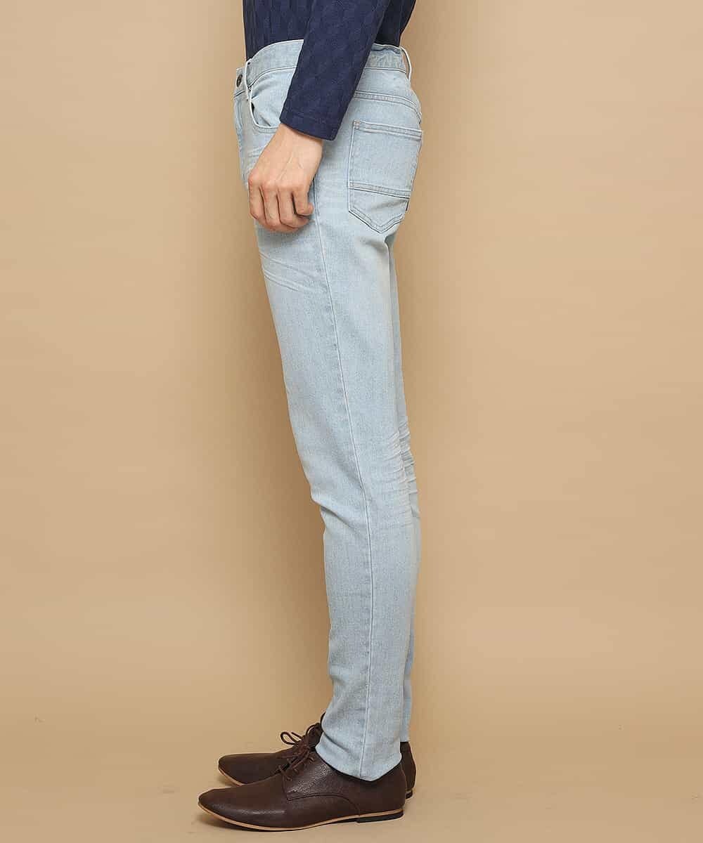 MKLGL01090 MK MICHEL KLEIN HOMME(MKミッシェルクランオム) パンツ／ストレッチデニム ブルー