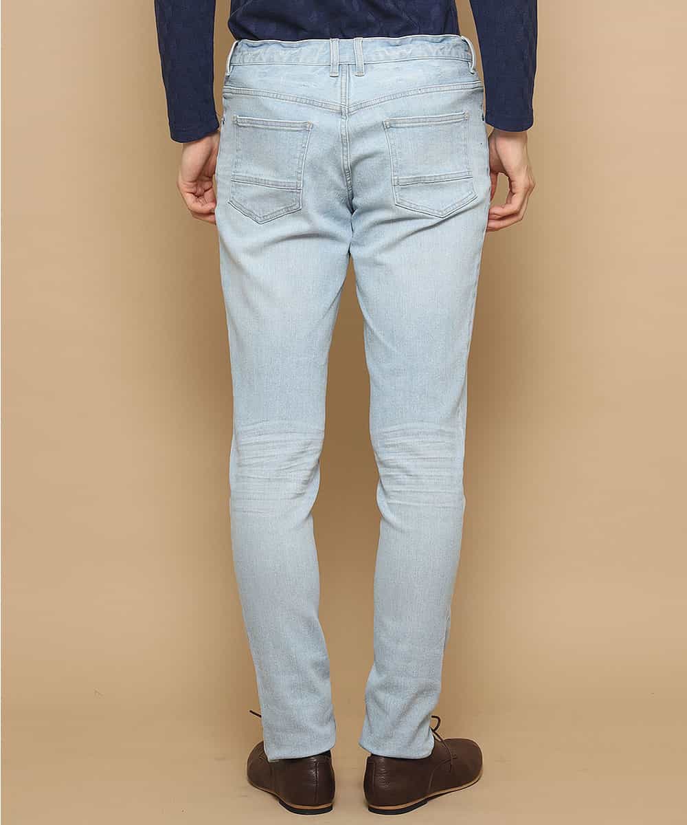 MKLGL01090 MK MICHEL KLEIN HOMME(MKミッシェルクランオム) パンツ／ストレッチデニム ブルー