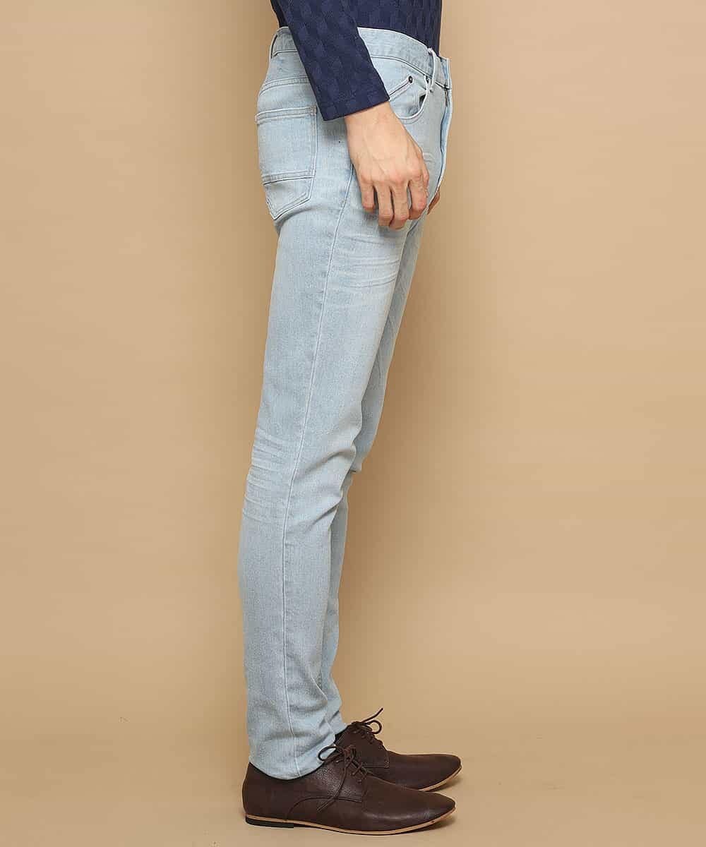 MKLGL01090 MK MICHEL KLEIN HOMME(MKミッシェルクランオム) パンツ／ストレッチデニム ブルー