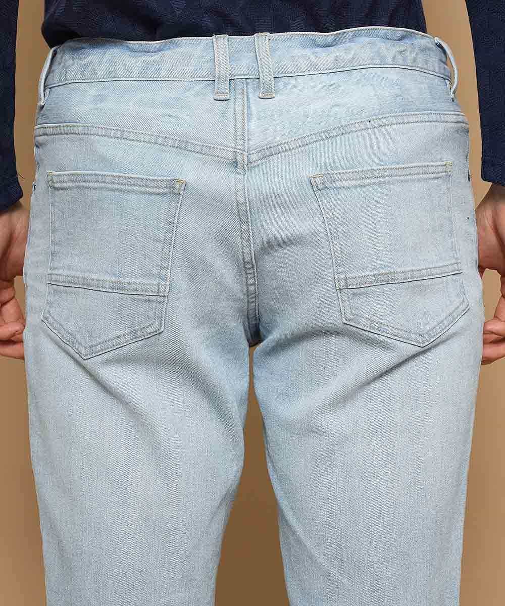 MKLGL01090 MK MICHEL KLEIN HOMME(MKミッシェルクランオム) パンツ／ストレッチデニム ブルー