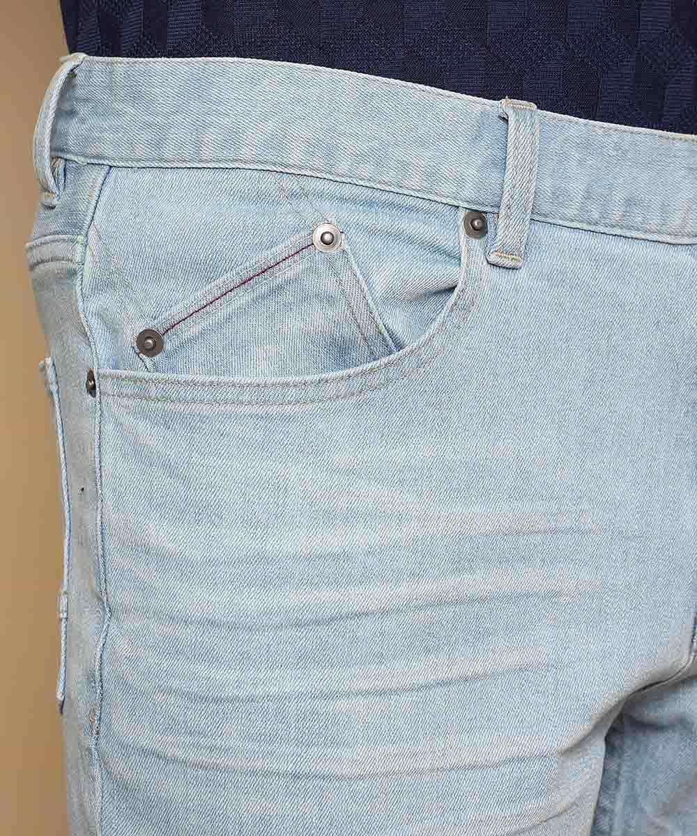 MKLGL01090 MK MICHEL KLEIN HOMME(MKミッシェルクランオム) パンツ／ストレッチデニム ブルー