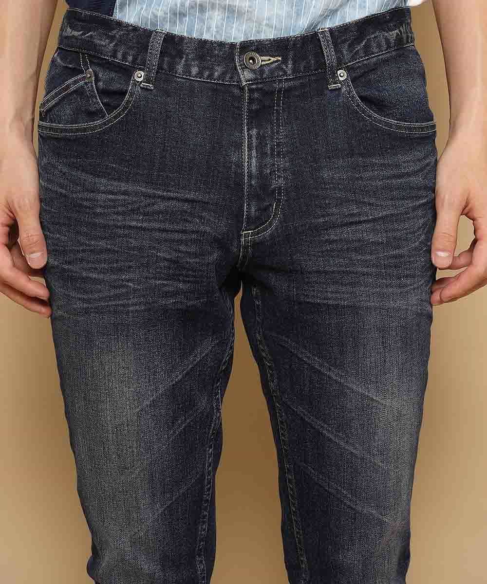 MKLGL01090 MK MICHEL KLEIN HOMME(MKミッシェルクランオム) パンツ／ストレッチデニム ネイビー