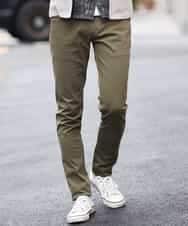 MKLGL05090 MK MICHEL KLEIN HOMME(MKミッシェルクランオム) パンツ／キューブストレッチ カーキ