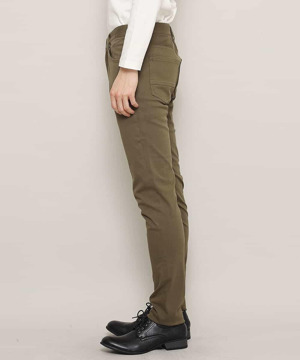 MKLGL05090 MK MICHEL KLEIN HOMME(MKミッシェルクランオム) パンツ／キューブストレッチ カーキ