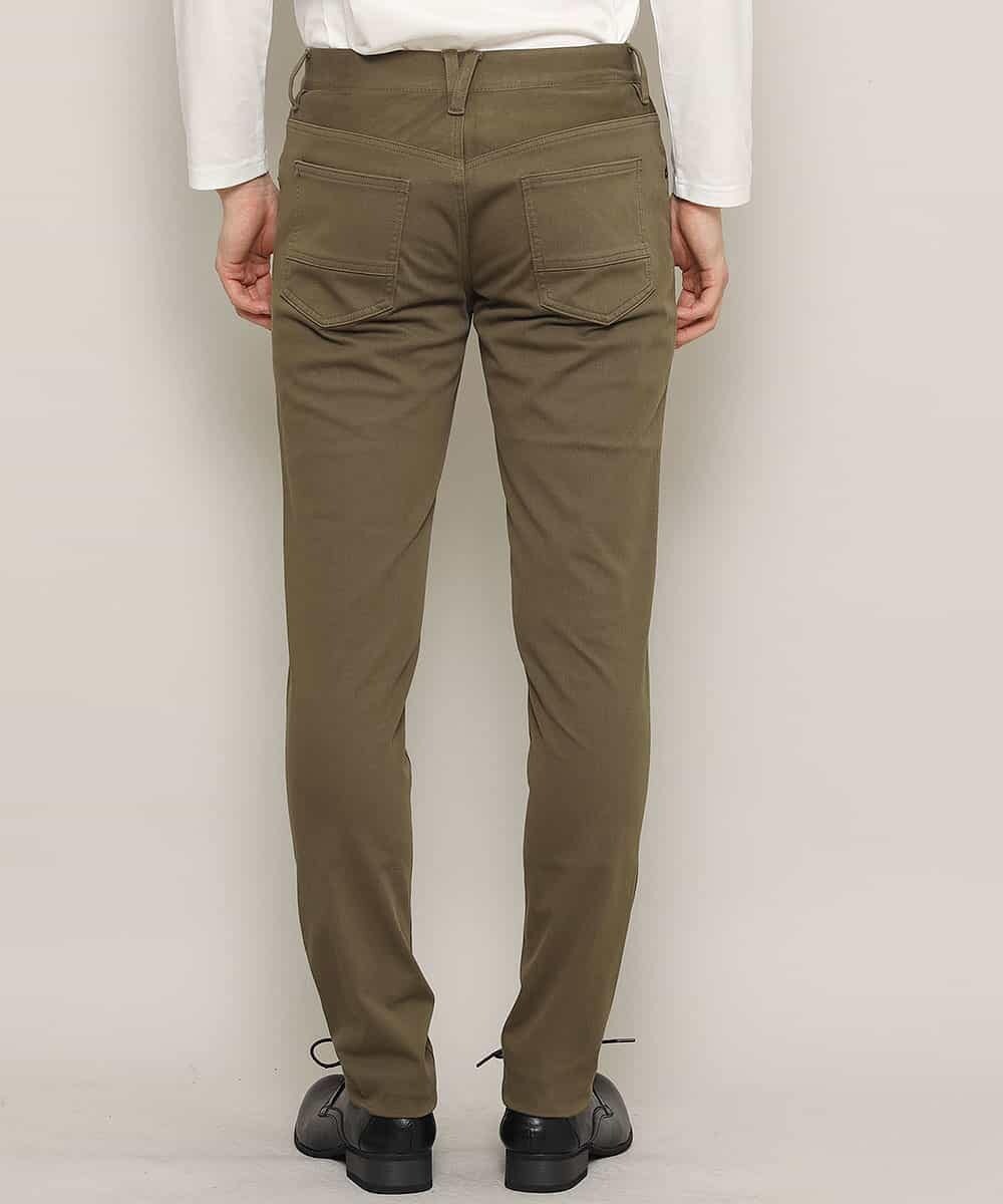 MKLGL05090 MK MICHEL KLEIN HOMME(MKミッシェルクランオム) パンツ／キューブストレッチ カーキ