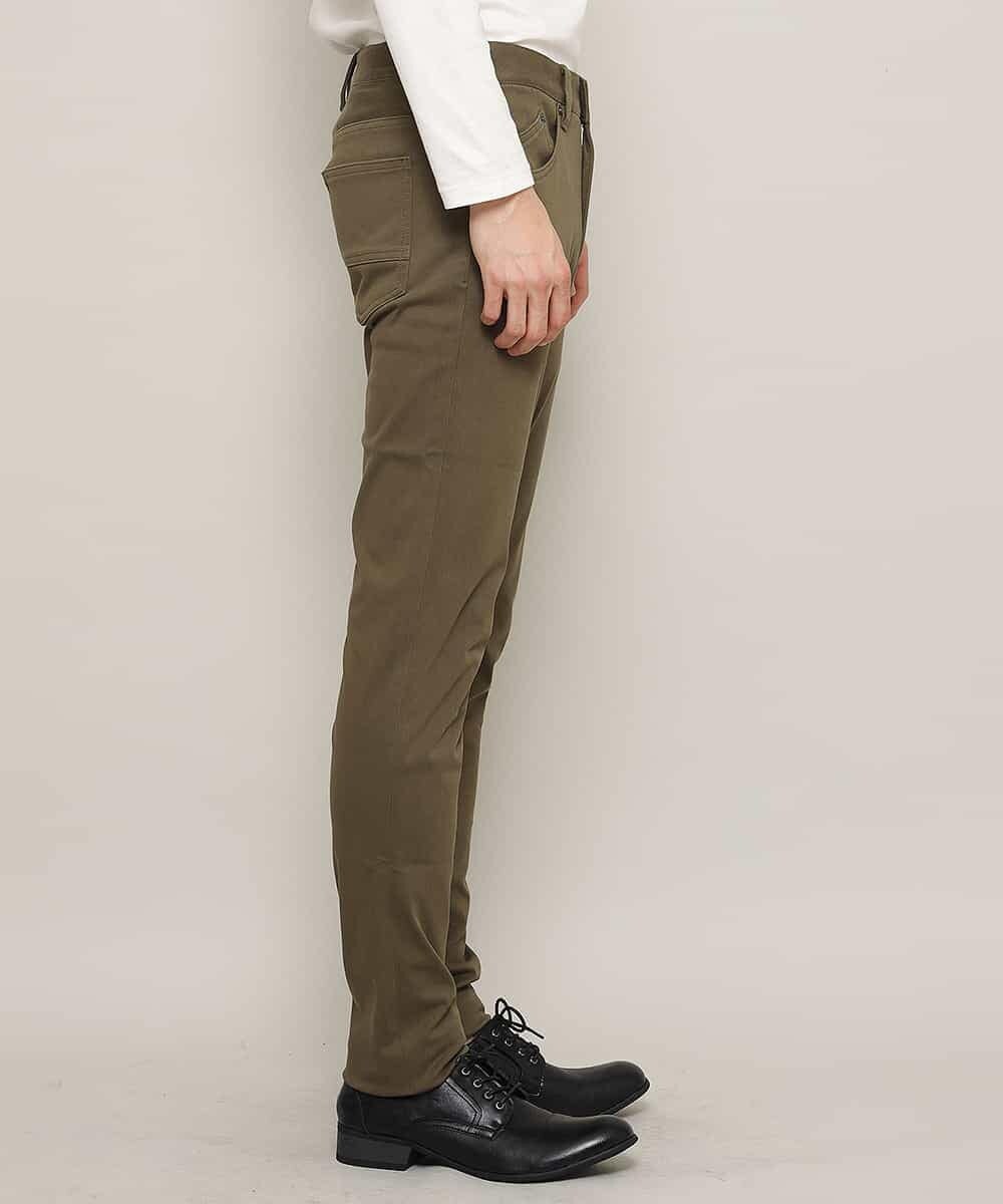 MKLGL05090 MK MICHEL KLEIN HOMME(MKミッシェルクランオム) パンツ／キューブストレッチ カーキ