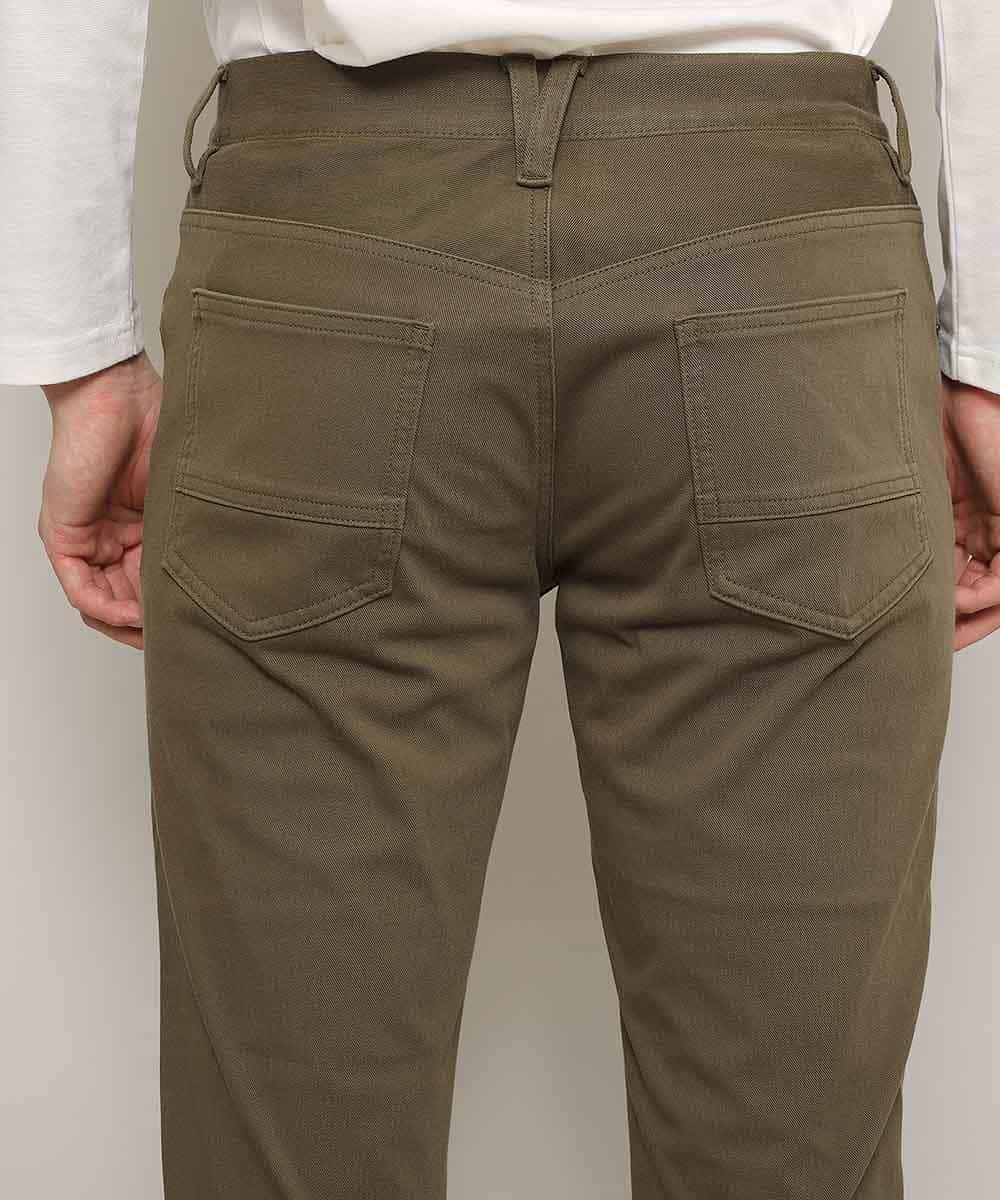 MKLGL05090 MK MICHEL KLEIN HOMME(MKミッシェルクランオム) パンツ／キューブストレッチ カーキ